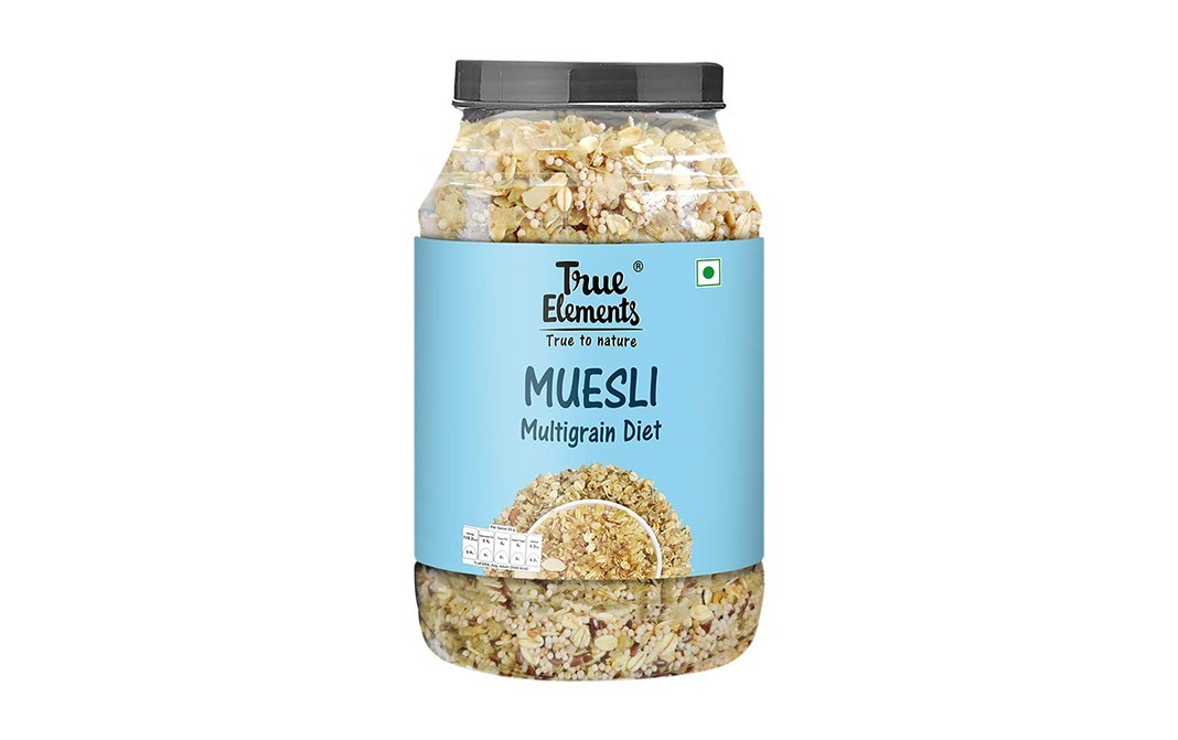 True Elements Muesli Multigrain Diet    Plastic Jar  1 kilogram